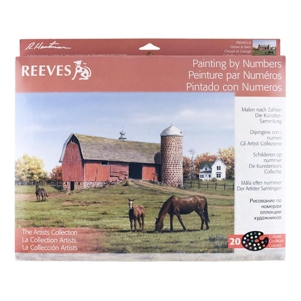 Reeves Paint By The Number Horse And Barn - Jouets LOL Toys