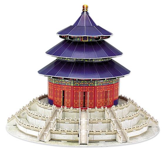 3D Puzzle The Temple Of Heaven - Jouets LOL Toys
