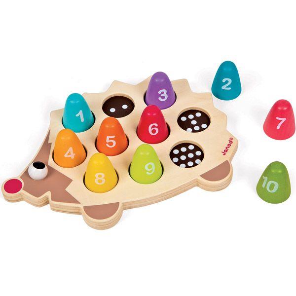 Janod Counting Hedgehog Puzzle - Jouets LOL Toys