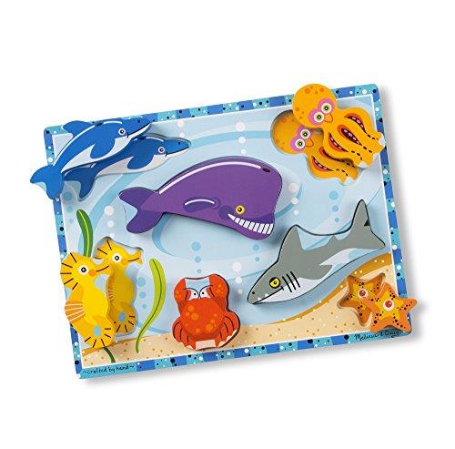 Melissa & Doug Sea Creature Chunky Puzzle - Jouets LOL Toys