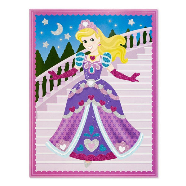 Melissa & Doug Mess-Free Glitter Princess & Fairy Scenes