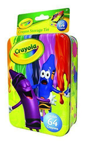 Crayola Square Tin Case Tin Box - Jouets LOL Toys