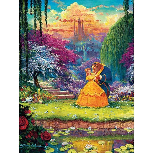 Beauty and the Beast - Garden Waltz - Puzzle 550 Pcs - Jouets LOL Toys