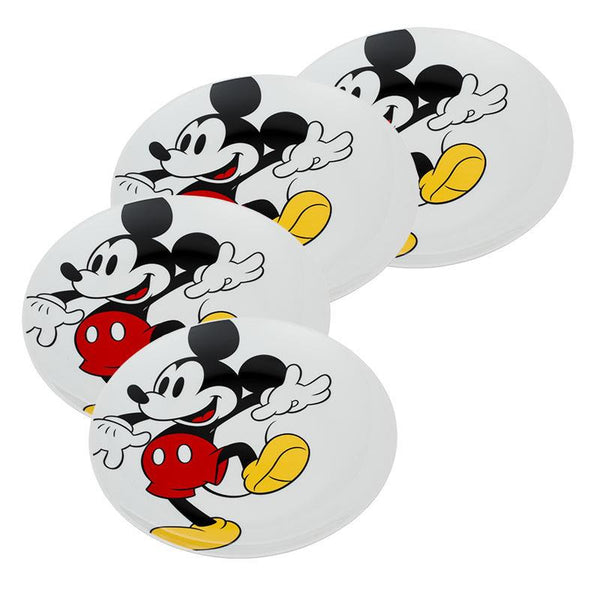 Mickey & Minnie Mouse 4Pcs Plate Set - Jouets LOL Toys