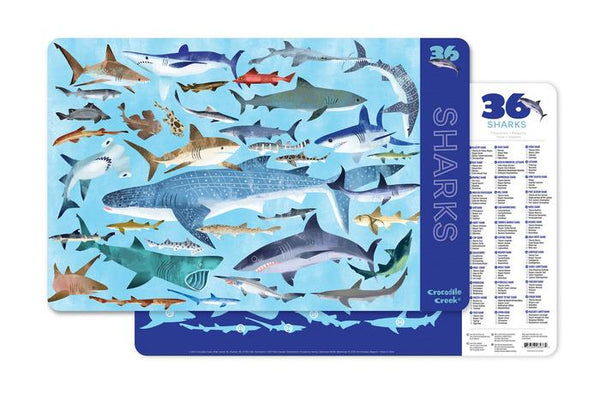 Crocodile Creek Sharks Placemat - Jouets LOL Toys