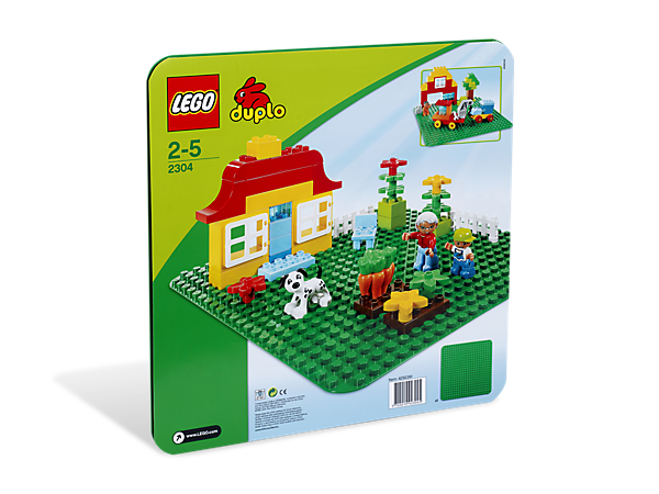 Lego Duplo Building Plate Green Large - 2304 - Jouets LOL Toys