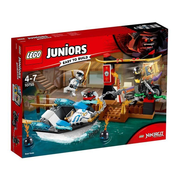 Lego Juniors Ninjago Zane's Ninja Boat Pursuit - 10755 - Jouets LOL Toys