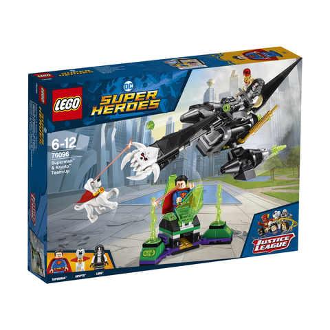 Lego DC Super Heroes Superman & Krypto Team Up - 76096 - Jouets LOL Toys