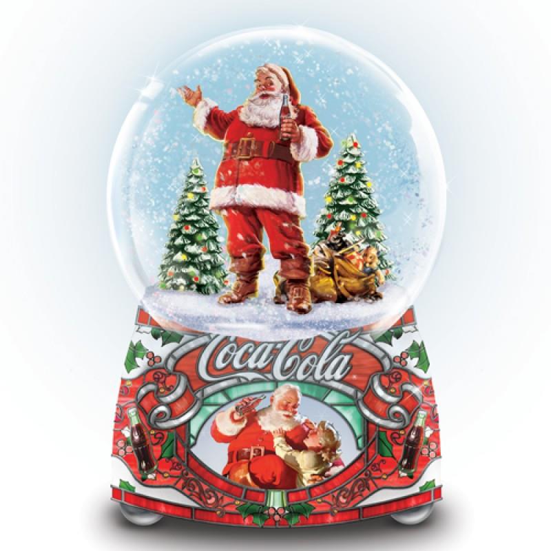 BE Coca-Cola Share the Joy Illuminated Glitter Globe - Jouets LOL Toys