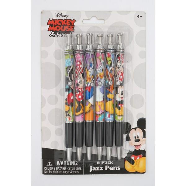 Disney Mickey Gang 6 Pcs Jazz Pen Set