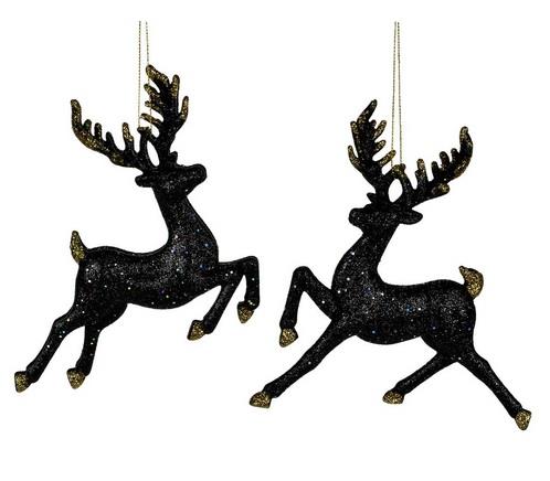 Deer Black & Gold Ornament - Jouets LOL Toys