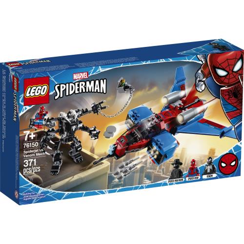Lego Disney Marvel Spider-Man Spiderjet Vs. Venom Mech - 76150