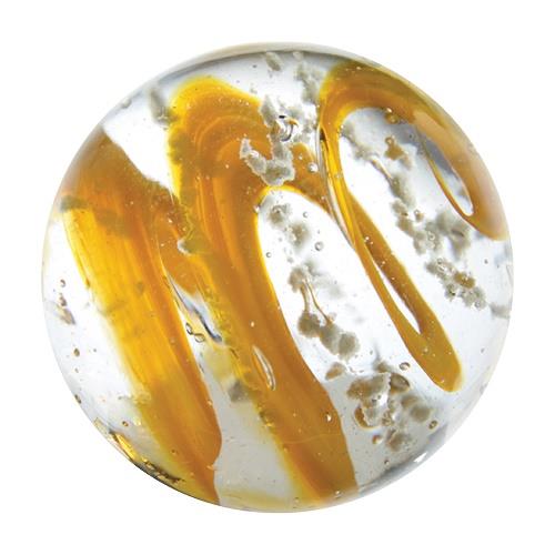House of Marbles Handmade Moonstone (Yellow) 16mm