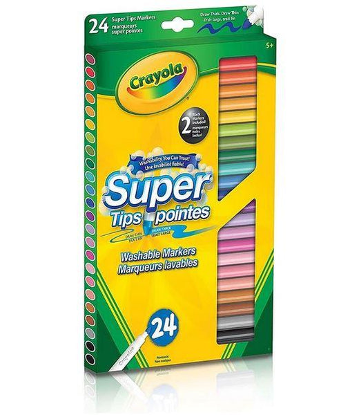 Crayola 24 Washable Super Tips Markers