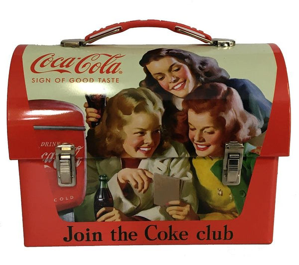 Coca-Cola Tin Dome Lunch Box - Join The Coke Club