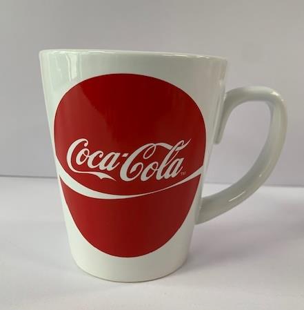 Coca-Cola Mug Conical (12oz) (White)