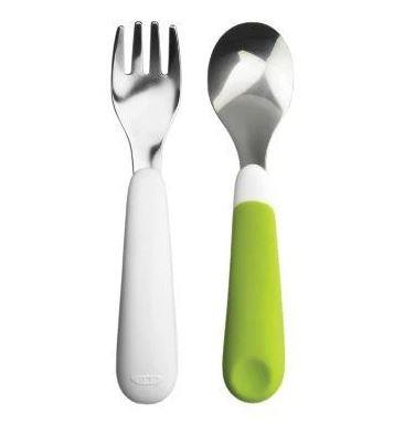Oxo Fork and Spoon Set (Green)