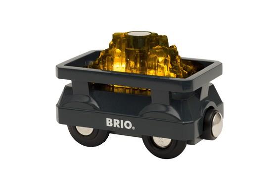 Brio Light Up Gold Wagon - 33896