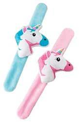 Unicorn Plush Slap Bracelet (Pink)