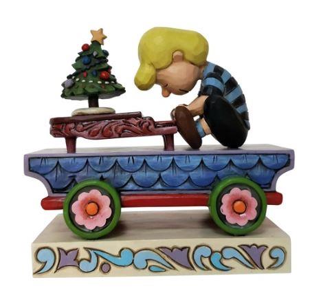 Enesco Peanuts Christmas Train Schroeder Concerto - Jouets LOL Toys