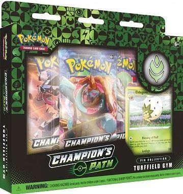 Pokemon Champion's Path Pin Collection Turffield Gym (Green)