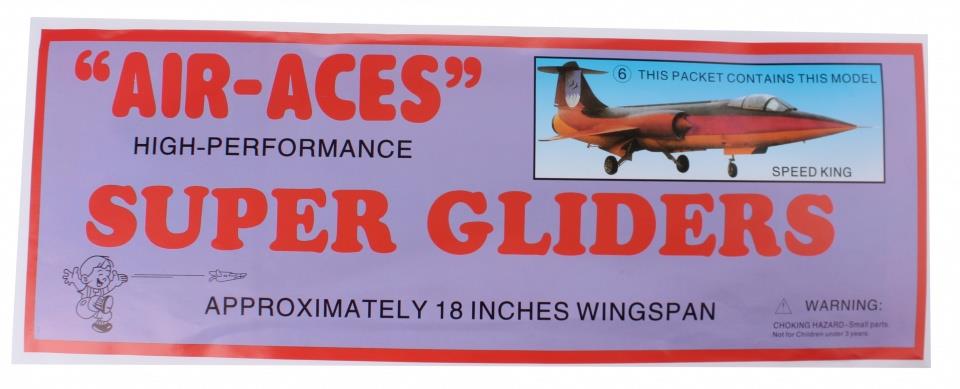 Foam Airplane Air-Aces Super Gliders (Speed King)