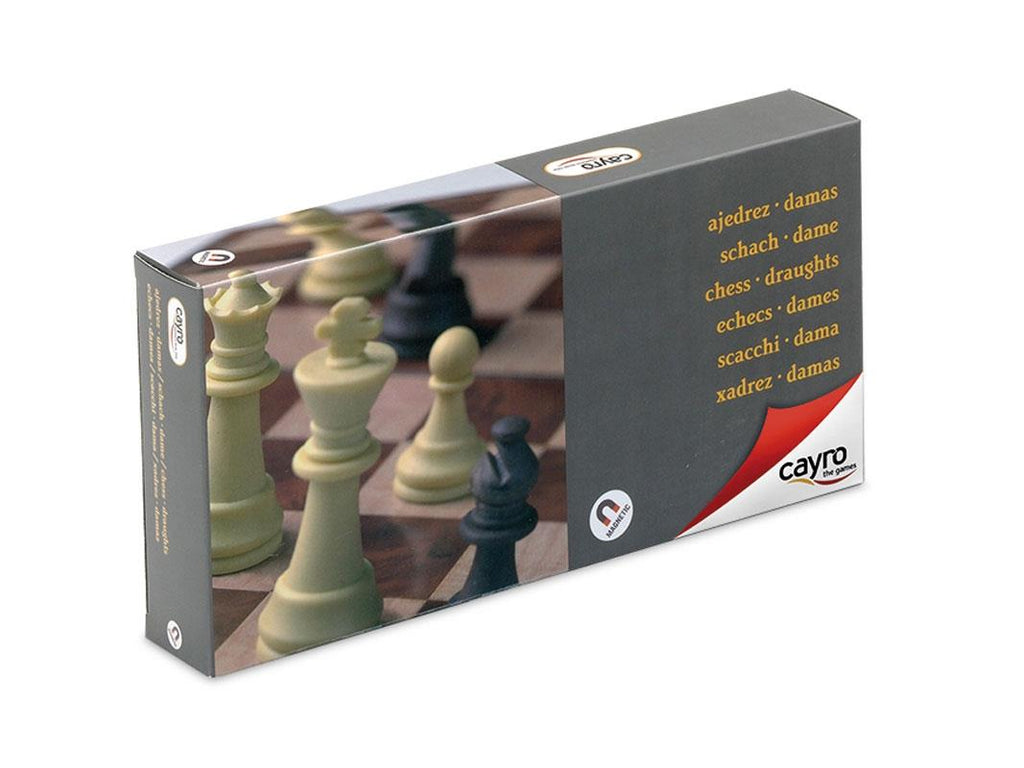 Magnetic Chess And Checker Game Medium - Jouets LOL Toys