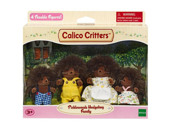 Calico Critters Pickleweeds Hedgehog Familly - Jouets LOL Toys