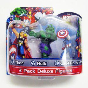 Marvel Deluxe Pack - Thor/Hulk/Captain America - Jouets LOL Toys