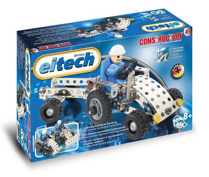 Eitech C81 Basic Tractor w Trailer Construction Set - Jouets LOL Toys