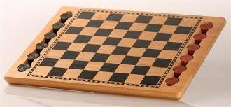 14.5" Checkers Wooden Set - Jouets LOL Toys