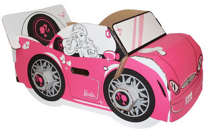 Barbie Build It Yourself Carboard Car - Jouets LOL Toys