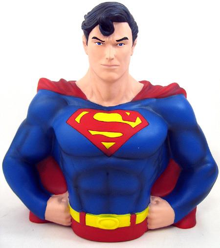 DC Superman Bust Bank - Jouets LOL Toys