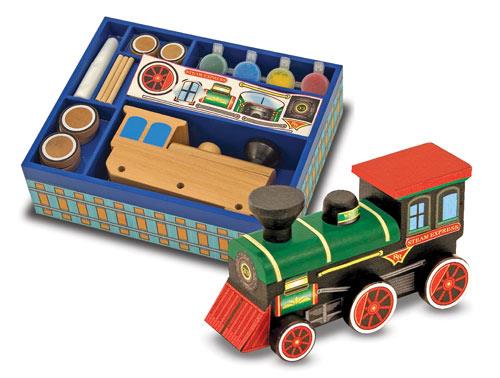 Melissa & Doug Create A Craft Wooden Train - Jouets LOL Toys