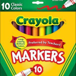 Crayola 10 Markers - Jouets LOL Toys