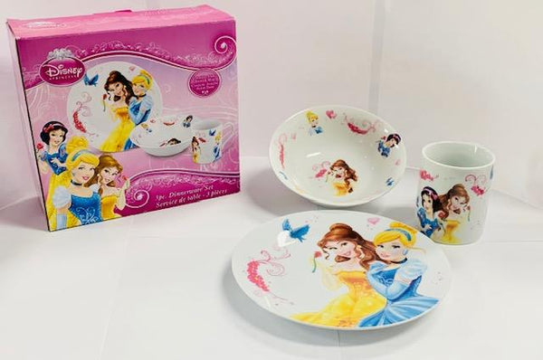 Disney Princess Dinnerware Set (3 pieces) - Jouets LOL Toys