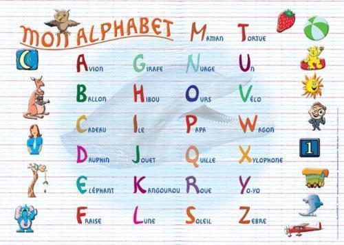 Placemat Mon Alphabet (French) - Jouets LOL Toys