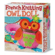4M French Knitting Owl Doll - Jouets LOL Toys