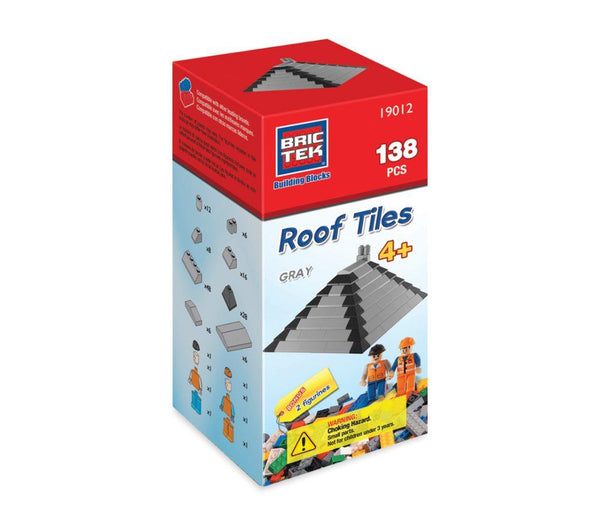Bric Tek Roof Tiles (Grey) - Jouets LOL Toys