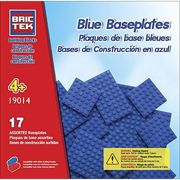 Bric Tek Baseplate (Blue) - Jouets LOL Toys