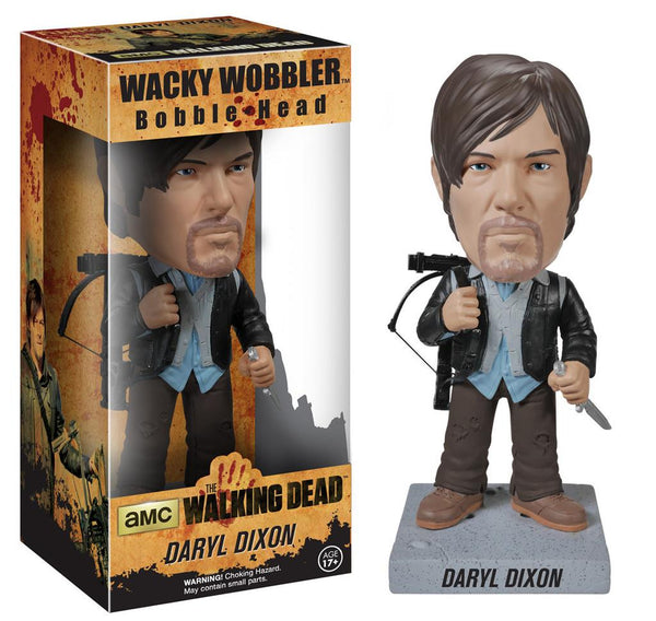 Walking Dead Biker Daryl Dixon Bobble Head - Jouets LOL Toys