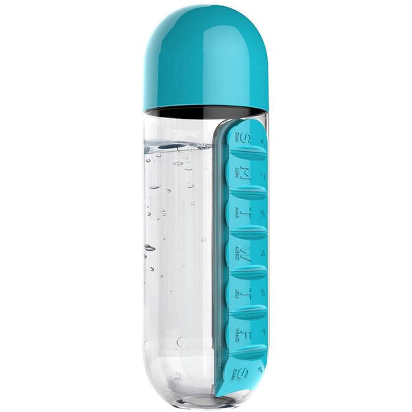 Pill Bottle Organizer Blue - Jouets LOL Toys