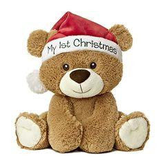Aurora Plush My First Christmas Bear - Jouets LOL Toys