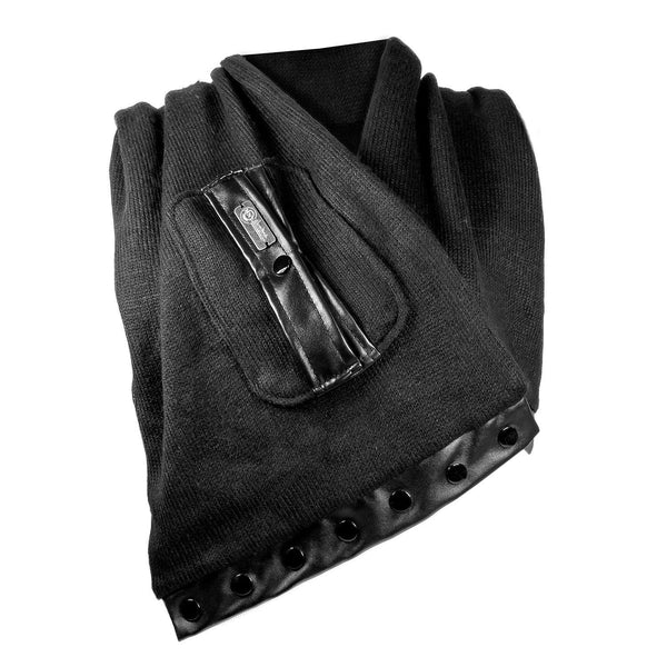 MinxNY Black Williamsburg with Faux Leather Pocket