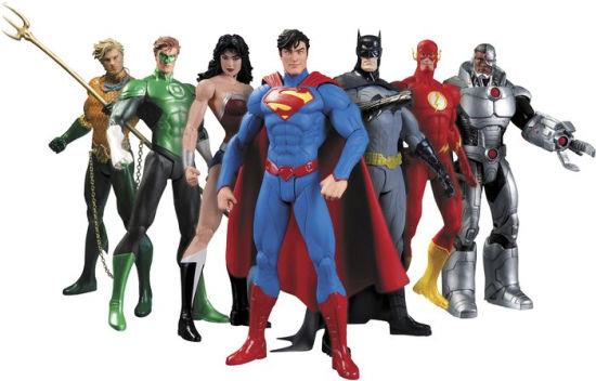 DC New 52 Justice League 7-Pack - Jouets LOL Toys