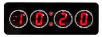 LED Black Clock