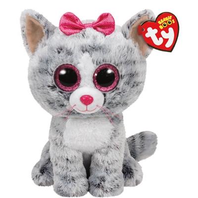 TY Beanie Boos Cat Grey Kiki - Jouets LOL Toys