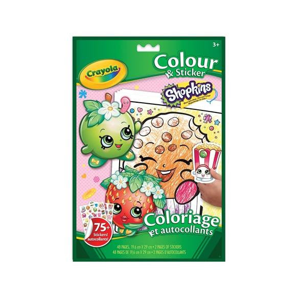 Shopkins Coloring and Sticker Book - Jouets LOL Toys