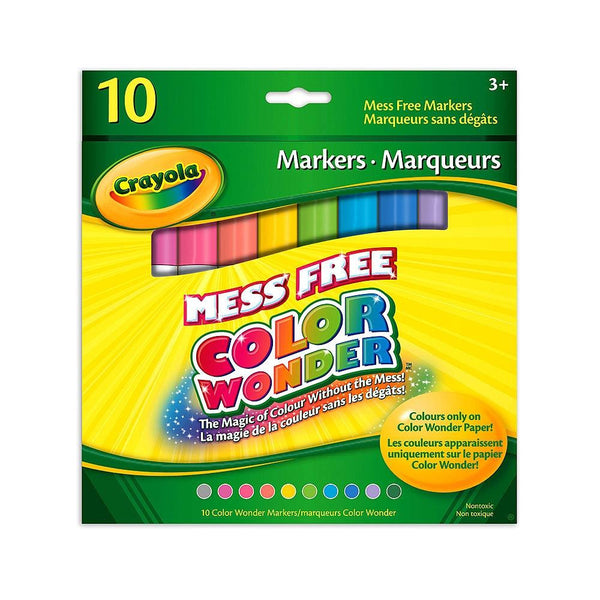 Crayola Mess Free Color Wonders Markers (10pk) - Jouets LOL Toys