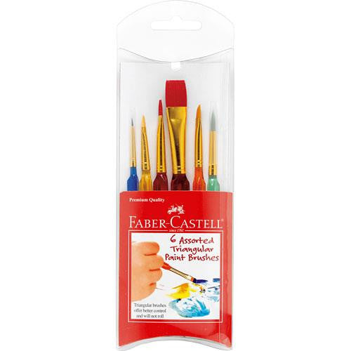Faber Castell Triangular Pain Brushes - Jouets LOL Toys
